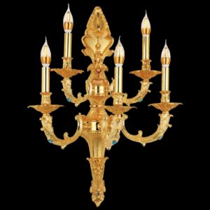 Đèn tường đồng Slister Ø500*H700mm - E14*5 - chất liệu: đồng thau