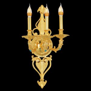 Đèn tường đồng Slister Ø400*H600mm - E14*3 - chất liệu: đồng thau