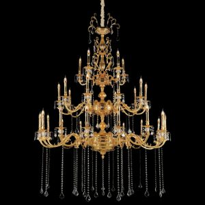 Đèn chùm nến Slister Ø1400*H1500mm - E14*30 - chất liệu: đồng thau