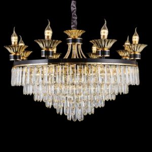 Đèn chùm pha lê Slister Ø850*H540mm - LED 3 CĐ + E14