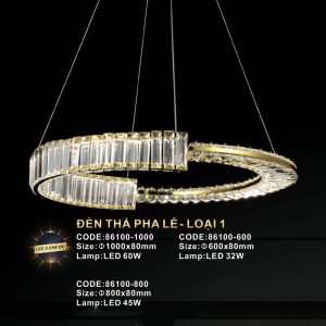 Đèn treo pha lê loại 1 Slister 86100 - LED 3 CĐ