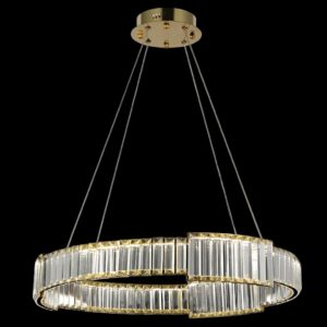 Đèn treo pha lê Slister Ø600*100mm - LED 32W - 3 CĐ