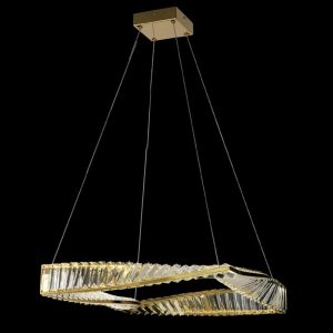 Đèn treo pha lê Slister 580*520*H80mm - LED 28W - 3 CĐ