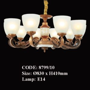 Đèn chùm trang trí Slister Ø830*H410mm - E14
