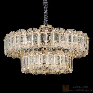 Đèn treo pha lê Slister Ø800+500*H430mm - LED 240W - 3 CĐ