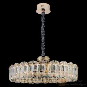 Đèn treo pha lê Slister Ø800*H280mm - LED 140W - 3 CĐ