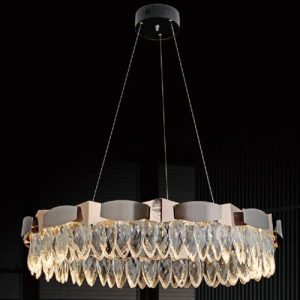 Đèn treo pha lê Slister Ø800*H150mm - LED 140W - 3 CĐ