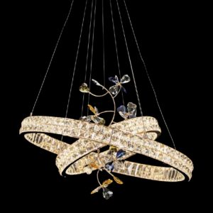 Đèn treo pha lê Slister Ø800*H550mm - LED 240W - 3 CĐ