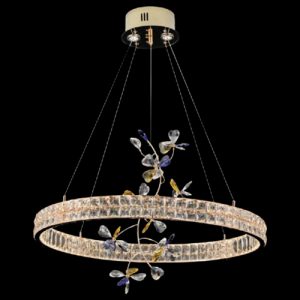 Đèn treo pha lê Slister Ø800*H550mm - LED 160W - 3 CĐ