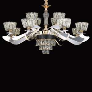 Đèn chùm pha lê Slister Ø930*H500mm - LED 3 CĐ