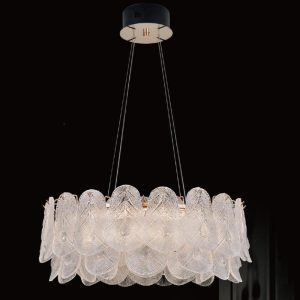 Đèn treo pha lê Slister Ø800*H250mm - LED 140W - 3 CĐ