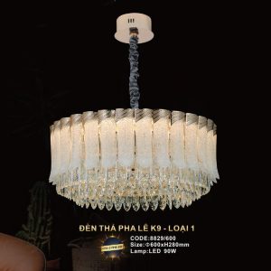 Đèn treo pha lê Slister Ø600*H280mm - LED 90W - 3 CĐ