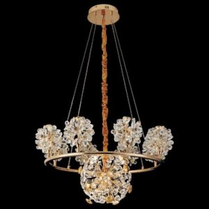 Đèn treo pha lê Slister Ø800*350mm - LED 140W - 3 CĐ