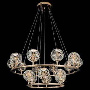 Đèn treo pha lê Slister Ø1000+600mm - LED 160W - 3 CĐ