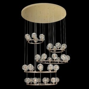 Đèn treo pha lê Slister Ø1300mm - LED 420W - 3 CĐ