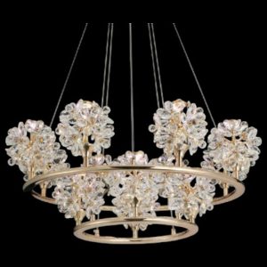 Đèn treo pha lê Slister Ø800+400mm - LED 120W - 3 CĐ