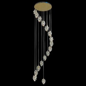 Đèn treo pha lê Slister Ø600*2500mm - LED 80W - 3 CD