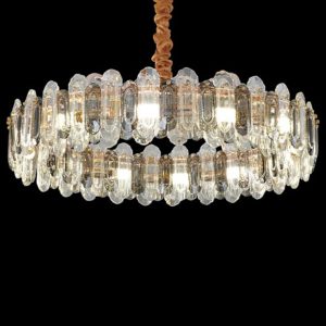 Đèn treo pha lê Slister Ø800*200mm - E14*10