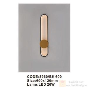 Đèn tường trong nhà Slister 600*120mm - LED 26W