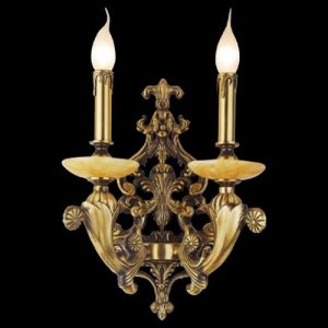 Đèn tường đồng Slister Ø320*H330mm - E14*2 - chất liệu: đồng thau