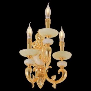 Đèn tường đồng Slister Ø300*H420mm - E14*3 - chất liệu: đồng thau