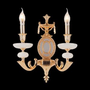 Đèn tường đồng Slister Ø350*H400mm - E14*2 - chất liệu: đồng thau