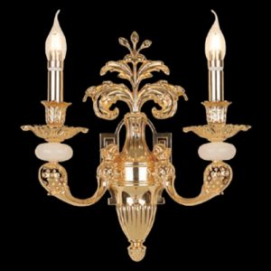 Đèn tường đồng Slister Ø380*H400mm - E14*2 - chất liệu: đồng thau