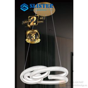 Đèn treo trần trang trí Slister Ø500mm - LED 120W - 3 CĐ