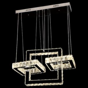 Đèn treo pha lê Slister Ø350+250+250mm - LED 120W - 3 CĐ