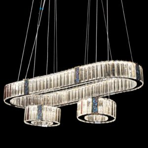 Đèn treo pha lê Slister Ø800*300mm - LED 125W - 3 CĐ