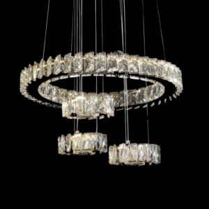 Đèn treo pha lê Slister Ø500mm - LED 85W - 3 CĐ