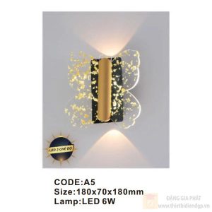 Đèn tường trong nhà Slister 180*70*180mm - LED 6W