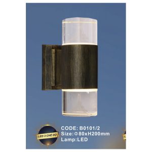 Đèn tường trong nhà Slister Ø80*H200mm - LED 3 CĐ