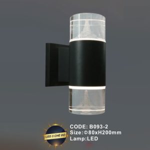 Đèn tường trong nhà Slister Ø80*H200mm LED 3 CĐ