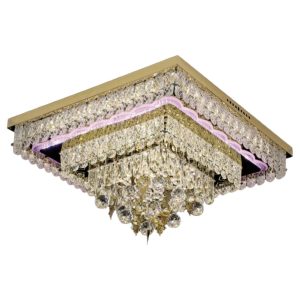 Đèn mâm pha lê Slister 600*600 - LED 215W - 3 CĐ