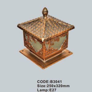 Đèn trụ cổng Slister 250*320mm - E27