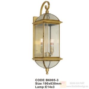 Đèn tường đồng Slister 190*630mm - E14*3