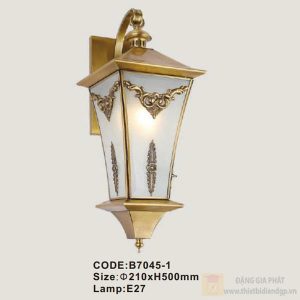 Đèn tường đồng Slister Ø210*H500mm - E27