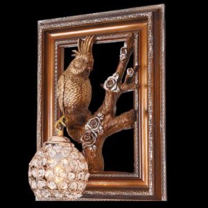 Đèn vách tranh hình con vẹt Slister 420*320*170mm - E27