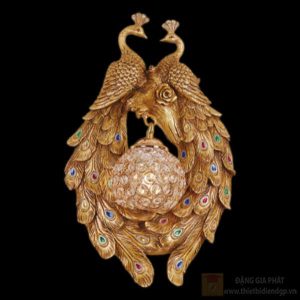 Đèn tường thiết kế cổ điển đôi chim công Slister Ø300*520mm - E27