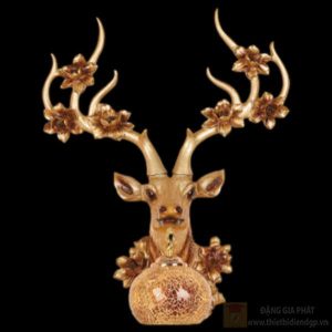 Đèn tường thiết kế cổ điển đầu nai Slister Ø300*440mm - E27