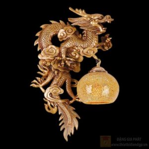 Đèn tường thiết kế cổ điển hình con rồng Slister Ø320*520mm - E27