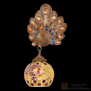 Đèn tường thiết kế cổ điển hình con công Slister 430*220*140mm - E27