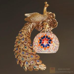 Đèn tường trong nhà Slister hình con công 400*280*160mm - E27