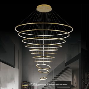 Đèn treo trang trí Slister C002-11 - LED 382W*2 - 3 CĐ