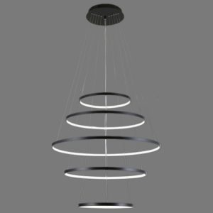 Đèn treo trang trí Slister Ø400+600+800+600+400mm - LED 175W*2 - 3 CĐ