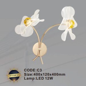 Đèn tường trong nhà Slister 400*120*400mm - LED 12W