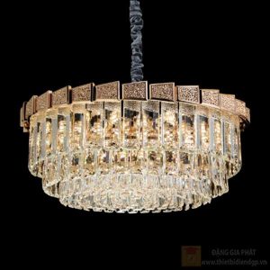 Đèn chùm pha lê Slister Ø600*H230mm - E14*12