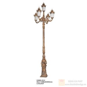 Đèn lối đi Slister Ø250*H3000mm - E27