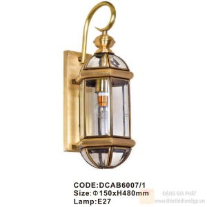 Đèn tường đồng Slister Ø150*H480mm - E27